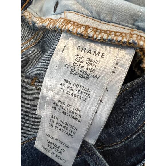 Frame Denim Le Pixie Beau Dark Wash Denim Jeans - Picture 6 of 7